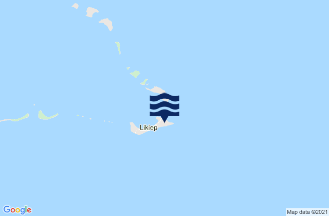 Likiep, Marshall Islandsの潮見表地図