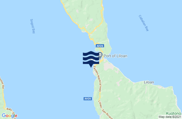 Liloan (Sogod Bay), Philippinesの潮見表地図
