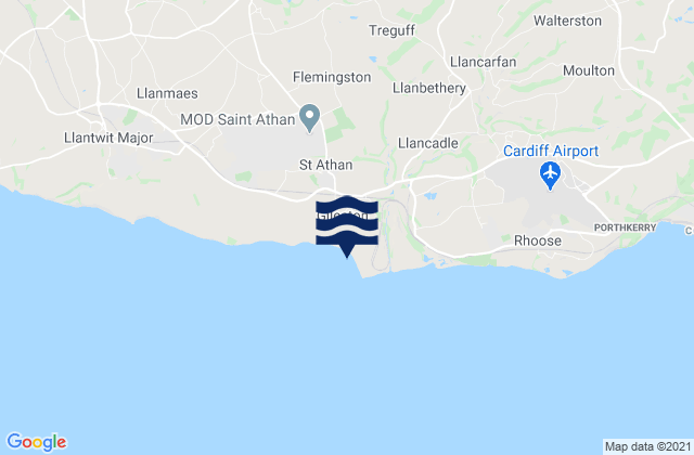 Limpert Bay Beach, United Kingdomの潮見表地図