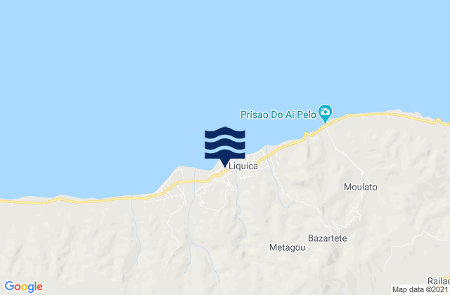 Liquiçá, Timor Lesteの潮見表地図