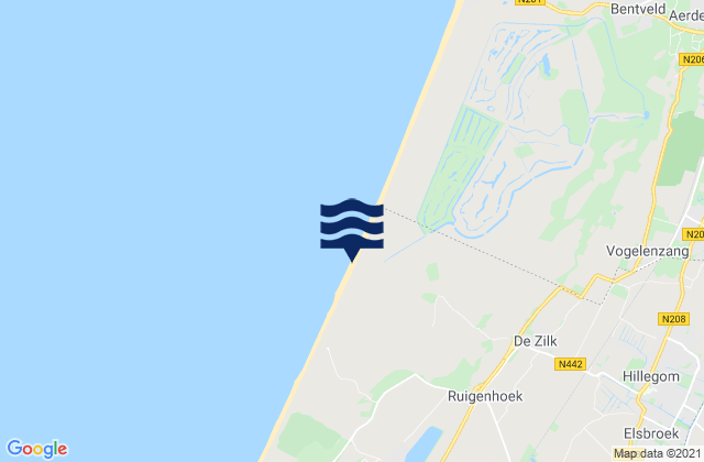 Lisse, Netherlandsの潮見表地図