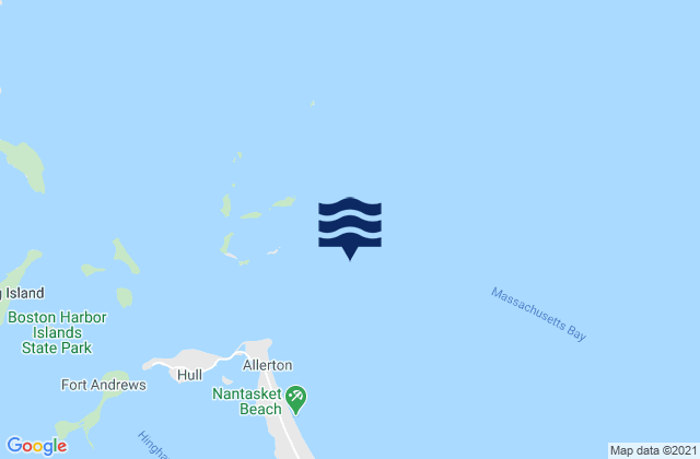 Little Brewster Island 1.5 n.mi. E of, United Statesの潮見表地図