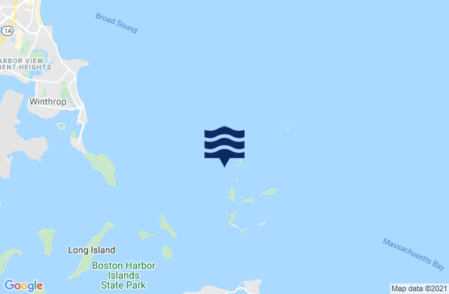 Little Calf Island 0.4 n.mi. NW of, United Statesの潮見表地図