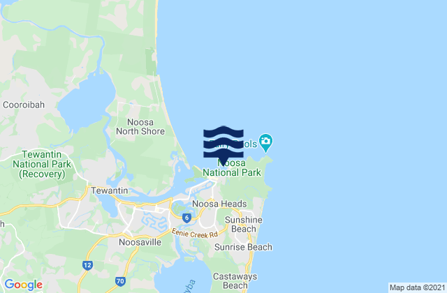 Little Cove, Australiaの潮見表地図