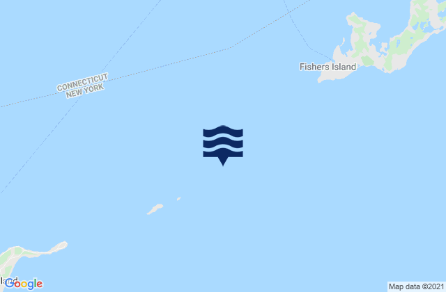Little Gull Island 1.1 miles ENE of, United Statesの潮見表地図