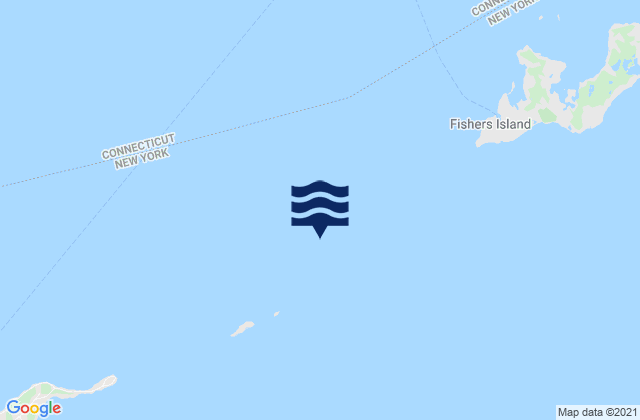 Little Gull Island 1.4 n.mi. NNE of, United Statesの潮見表地図