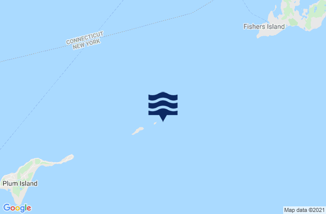 Little Gull Island, United Statesの潮見表地図