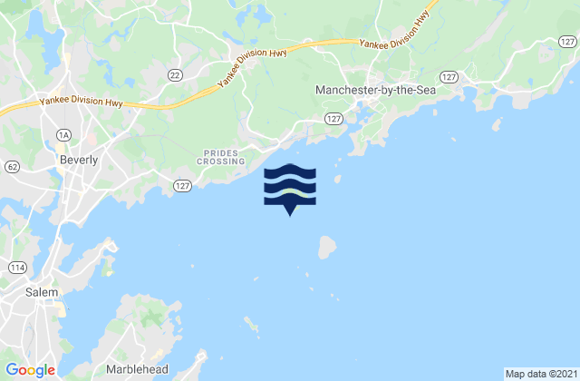 Little Misery Island, United Statesの潮見表地図