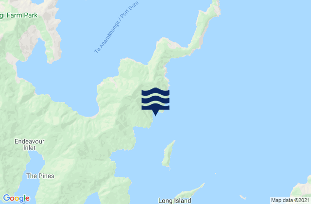 Little Waikawa Bay, New Zealandの潮見表地図