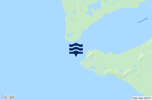Lituya Bay Entrance, United Statesの潮見表地図