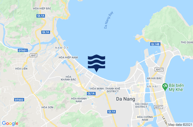 Liên Chiểu, Vietnamの潮見表地図