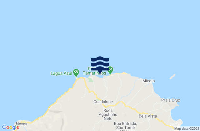 Lobata District, Sao Tome and Principeの潮見表地図