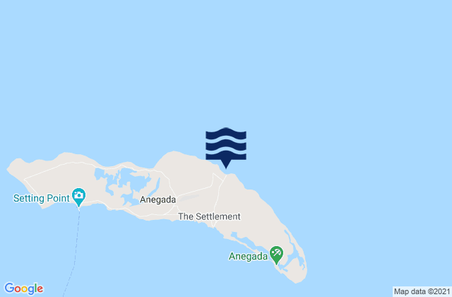 Loblolly Bay, U.S. Virgin Islandsの潮見表地図