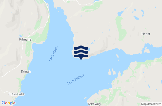 Loch Eishort, United Kingdomの潮見表地図