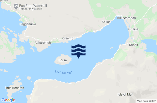 Loch na Keal, United Kingdomの潮見表地図