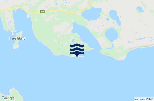 Locks Cove, Canadaの潮見表地図