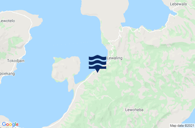 Lodobelolong, Indonesiaの潮見表地図