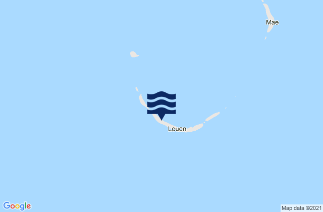 Loen, Marshall Islandsの潮見表地図