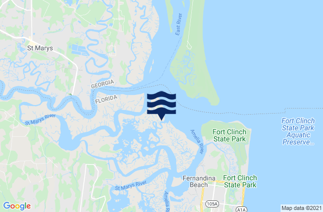 Lofton (Lanceford Creek), United Statesの潮見表地図