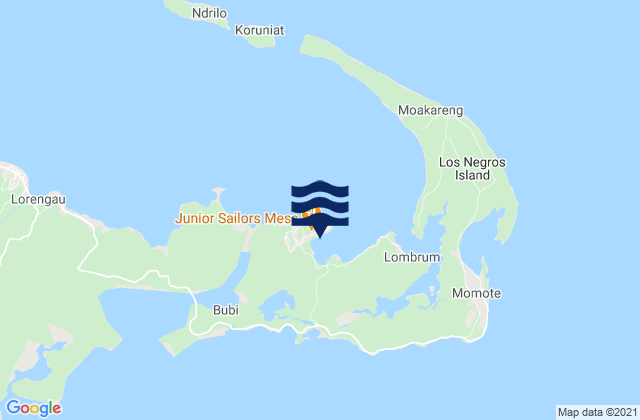 Lombrum Manus Is., Papua New Guineaの潮見表地図
