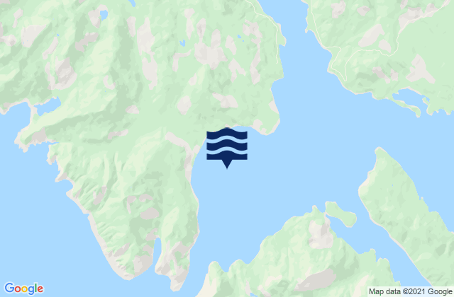 Lomgon Islets, Canadaの潮見表地図