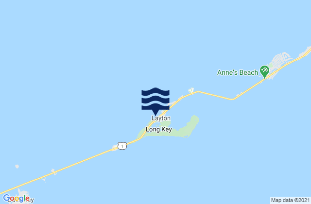 Long Key Lake (Long Key), United Statesの潮見表地図