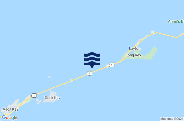 Long Key Viaduct, United Statesの潮見表地図