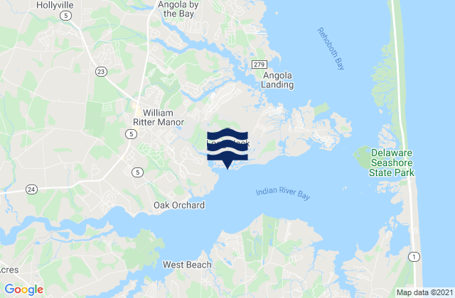 Long Neck, United Statesの潮見表地図