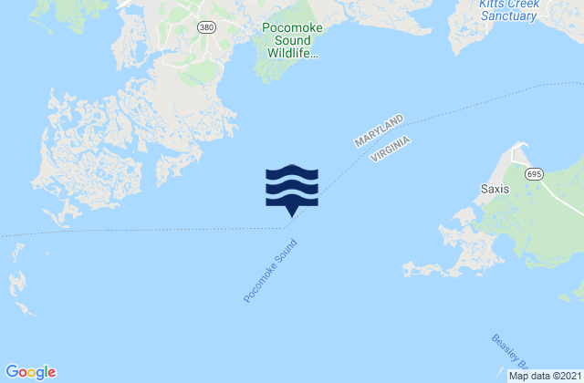 Long Point 2.0 n.mi. northeast of, United Statesの潮見表地図