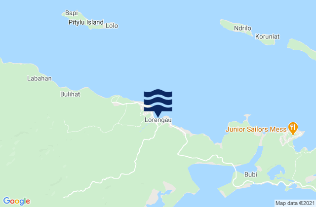 Lorengau, Papua New Guineaの潮見表地図