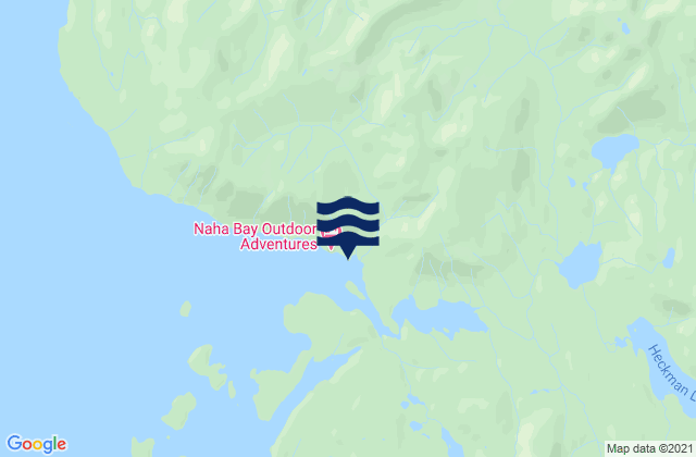 Loring Naha Bay, United Statesの潮見表地図