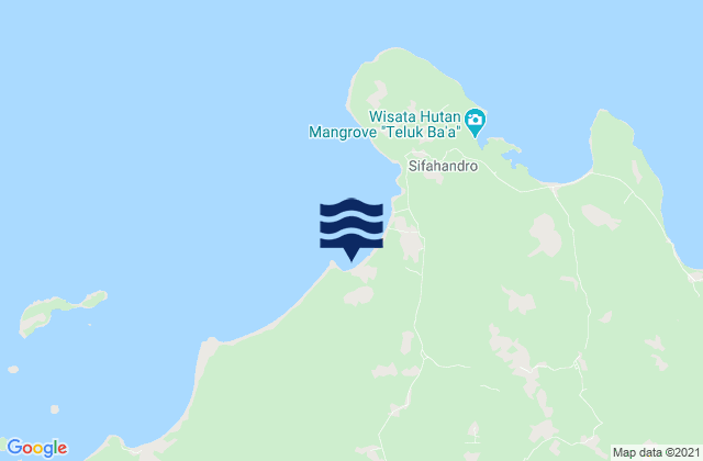 Lotu, Indonesiaの潮見表地図