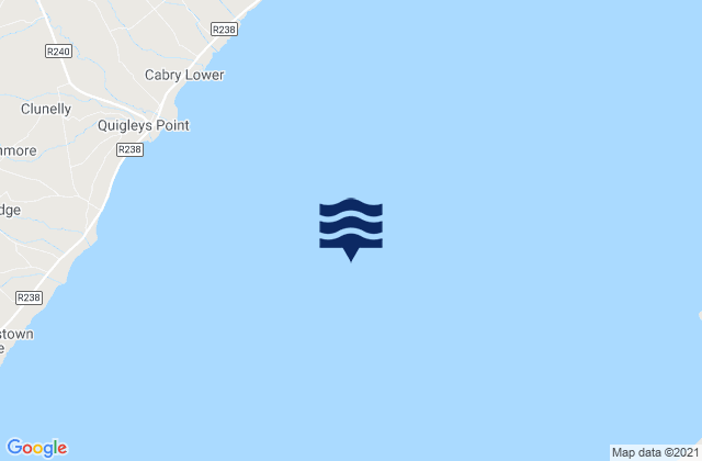 Lough Foyle, Irelandの潮見表地図