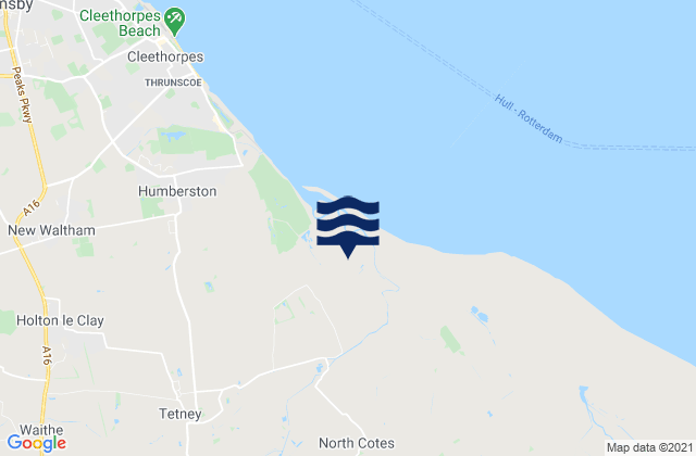 Louth, United Kingdomの潮見表地図