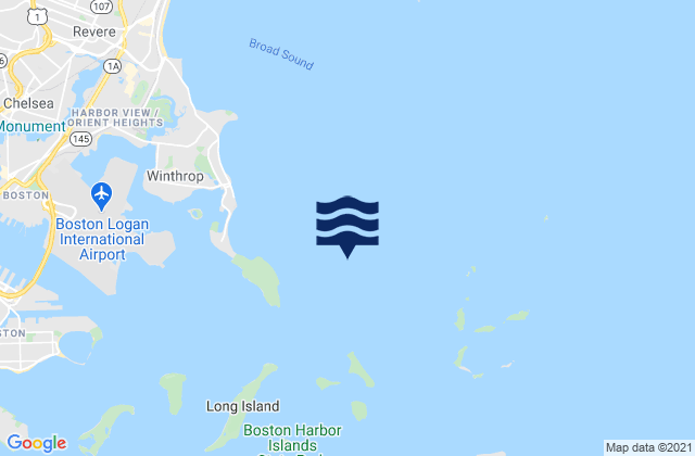 Lovell Island 1.3nm north of, United Statesの潮見表地図
