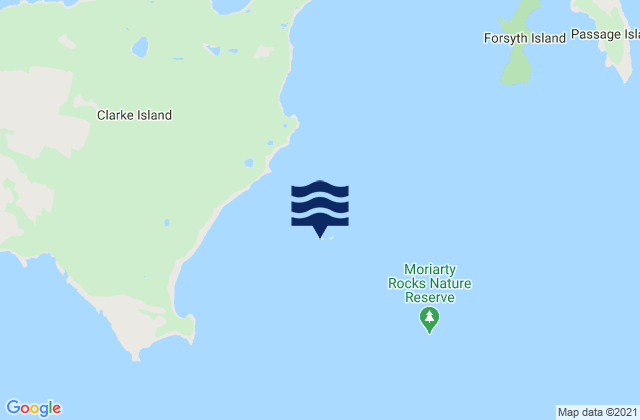 Low Islets, Australiaの潮見表地図