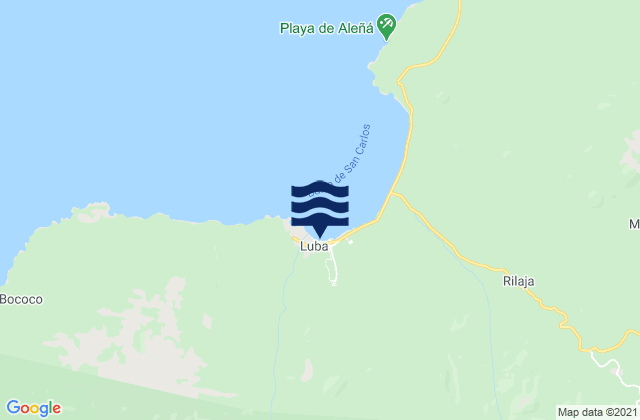 Luba, Equatorial Guineaの潮見表地図