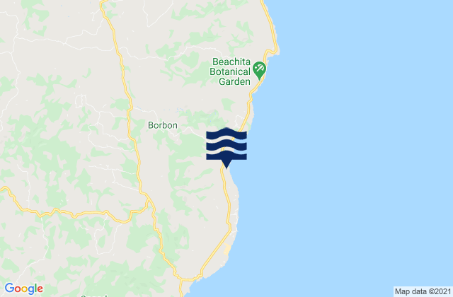 Lugo, Philippinesの潮見表地図