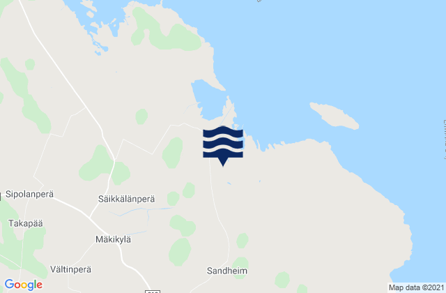 Lumijoki, Finlandの潮見表地図
