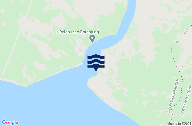 Lupak, Indonesiaの潮見表地図