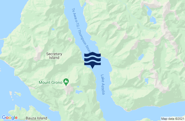 Lyall Bay, New Zealandの潮見表地図