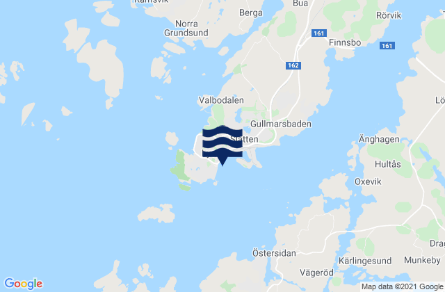 Lysekil, Swedenの潮見表地図