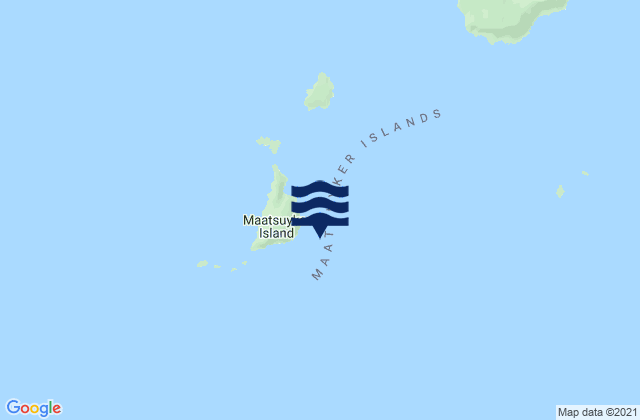 Maatsuyker Island, Australiaの潮見表地図