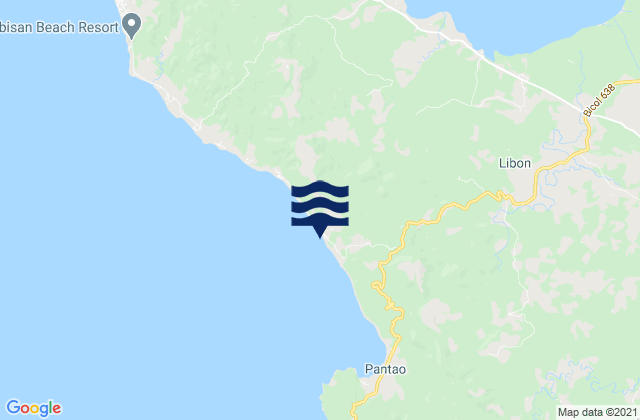 Macabugos, Philippinesの潮見表地図
