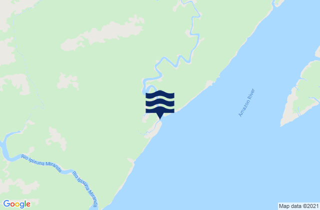 Macapá, Brazilの潮見表地図
