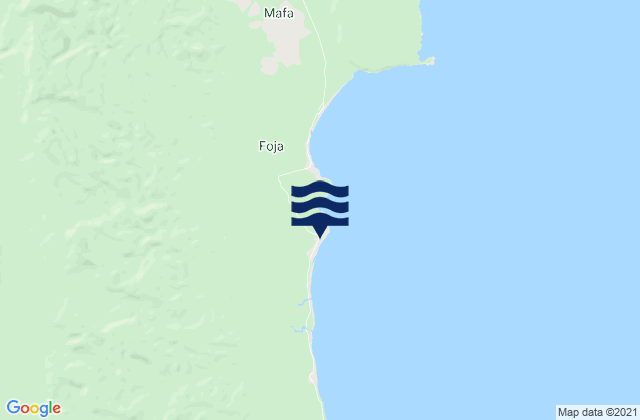 Mafa, Indonesiaの潮見表地図