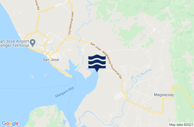 Magsaysay, Philippinesの潮見表地図