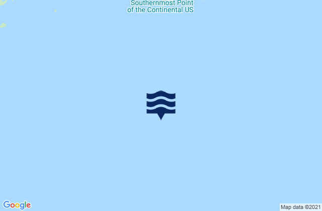Main Ship Channel Entrance, United Statesの潮見表地図