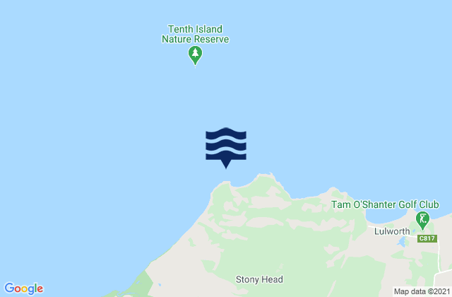 Maitland Bay, Australiaの潮見表地図