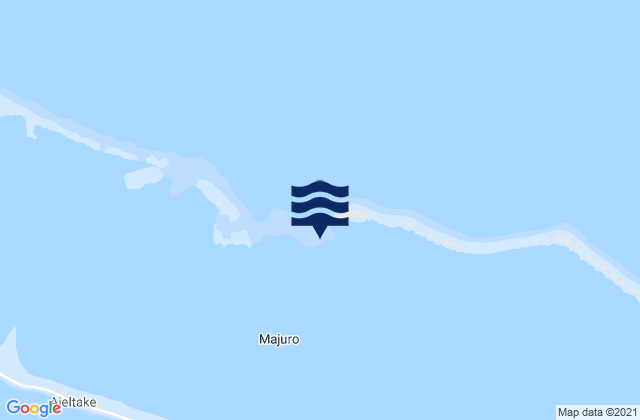 Majuro Atoll, Marshall Islandsの潮見表地図